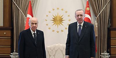 Cumhurbaşkanı Erdoğan'ın Bahçeli ile görüşmesinde güncel siyaset ve dış politika ele alındı