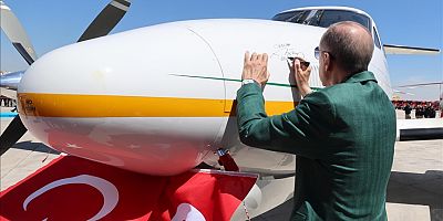 Cumhurbaşkanı Erdoğan, orman yangınlarıyla mücadele edecek uçak ile helikoptere 