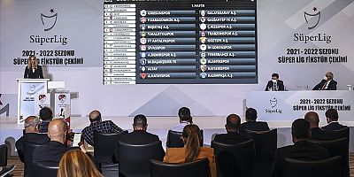 Süper Lig'de 2021-2022 sezonunun fikstür çekimi yapıldı
