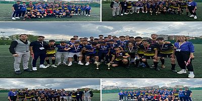 Tuzla’da düzenlenen Genç erkekler futbol kategorisinde Kale Okulları şampiyon oldu 