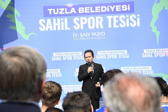 Tuzla’ya bir tesis daha: Sahil Spor Tesisi açıldı
