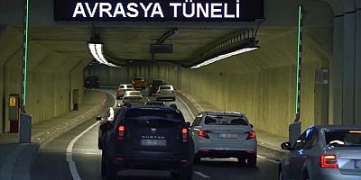Avrasya Tüneli'nden geçiş rekoru kırıldı
